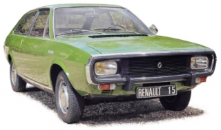 Renault 15 TL 1973 light green metallic 1:18 Norev