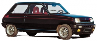 Renault 5 Alpine 1976 black 1:18 Norev