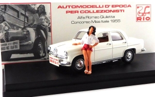 Alfa Romeo Giulietta Concorso Miss Italia 1955 1:43 Rio Models