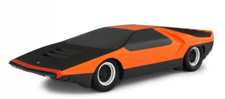 Alfa Romeo 33 Bertone Carabo 1967 2° Maquette di stile orange 1:18 Laudoracing Model