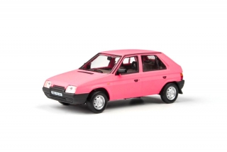 Škoda Favorit 136L 1988 růžová matná 1:43 Abrex