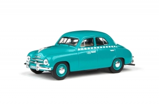 Škoda 1201 1956 Taxi tyrkysová 1:43 Abrex