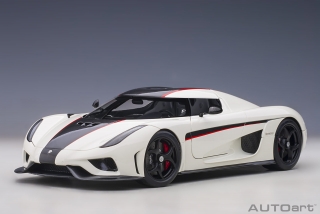 Koenigsegg Regera 2016 white/carbon/red accents 1:18 AUTOart