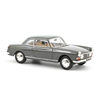 Peugeot 404 Coupe 1967 graphite grey 1:18 Norev
