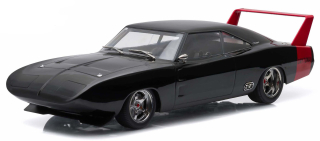 Dodge Charger Daytona Custom 1969 black 1:18 Greenlight