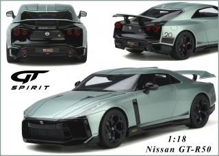 Nissan GTR R50 2021 green 1:18 GT Spirit