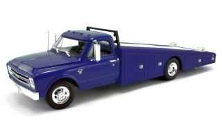 Chevrolet C-30 Ramp Truck 1967 dark blue 1:18 Acme Diecast