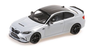 BMW M2 CS 2020 silver/black wheels 1:43 Minichamps