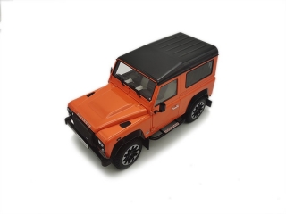 Land Rover Defender D90 V8 2018 orange 1:18 LCD Model