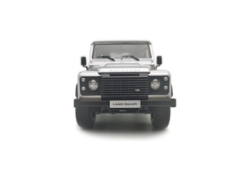 Land Rover Defender D90 V8 2018 silver 1:18 LCD Model