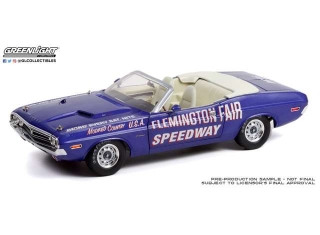 Dodge Challenger Convertible Flemington Fair Speedway Official Pace Car 1971 1:18 Greenlight
