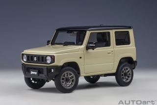 Suzuki Jimny JB64 RHD 2018 ivory metallic/black roof 1:18 AUTOart