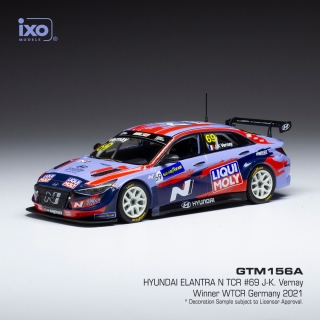 Hyundai Elantra N TCR #69 J.-K.Vernay Liqui Moly WTCR Deutschland 2021 1:43 Ixo Models
