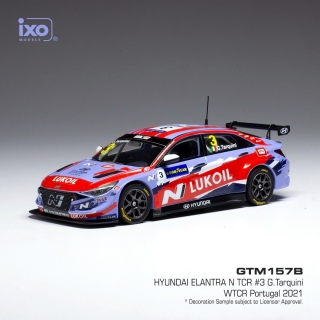Hyundai Elantra N TCR#3 G.Tarquini Lukoil WTCR Portugal 2021 1:43 Ixo Models