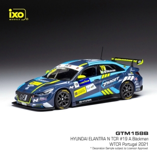 Hyundai Elantra N TCR #19 A.Backman Target Competition WTCR Portugal 2021 1:43 Ixo Models