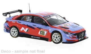 Hyundai Elantra N TCR #830 M.Basseng/M.Lauck/M.Oestreich 24H Nürburgring 2021 1:43 Ixo Models