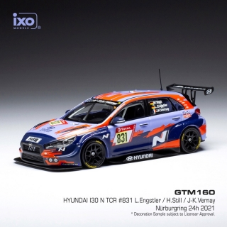 Hyundai Elantra N TCR #831 L.Engstler/H.Still/J.-K.Vernay 24H Nürburgring 2021 1:43 Ixo Models