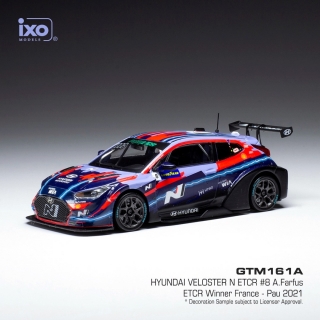 Hyundai Veloster N ETCR Hyundai Motorsport N #8 A.Farfus ETCR Pau 2021 1:43 Ixo Models
