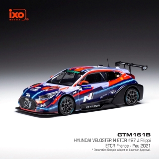 Hyundai Veloster N ETCR Hyundai Motorsport N #27 L.Filippi ETCR Pau 2021 1:43 Ixo Models