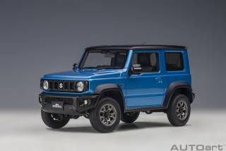 Suzuki Jimny SIERRA 2018 brisk blue metallic/black roof 1:18 AUTOart