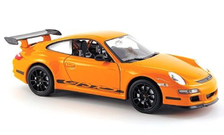 Porsche 911 GT3 RS (997) orange without showcase 1:24 Welly