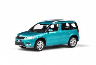 Škoda Yeti FL 2013 modrá sea metalíza 1:43 Abrex