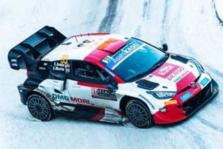 Toyota GR Yaris Rally1 #33 E.Evans/S.Martin Toyota Gazoo Racing WRT Rallye Monte Carlo 2022 1:43 Spark 