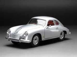 Porsche 356A 1500 GS Carrera GT 1957 silver 1:18 Sun Star
