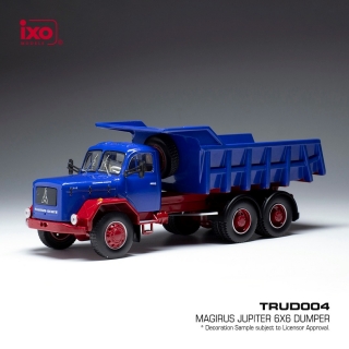 Magirus Jupiter 6x6 Dumper blue/red 1:43 Ixo Models