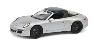 Porsche 911 Targa 4 GTS GT-silver metallic 1:43 Schuco