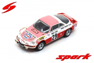 Alpine A110 #29 P. Moss-Carlsson - E. Crellin Rally Monte Carlo 1973 1:43 Spark