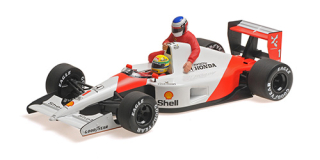 McLaren Honda MP4/6 #1 Ayrton Senna with Jean Alesi Riding Mexico GP 1991 1:18 Minichamps 