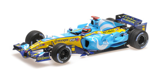 Renault F1 Team R25 #5 Fernando Alonso Winner French GP 2005 1:18 Minichamps 