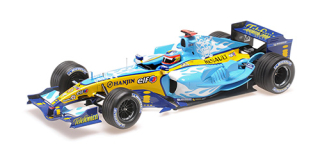 Renault F1 Team R25 #5 Fernando Alonso Winner Belgian GP 2005 1:18 Minichamps 