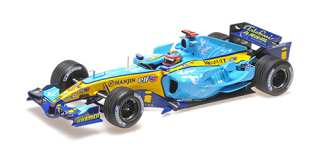Renault F1 Team R25 Fernando Alonso Winner British GP 2005 1:18 Minichamps 
