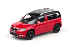 Škoda Yeti FL 2013 červená corrida uni 1:43 Abrex