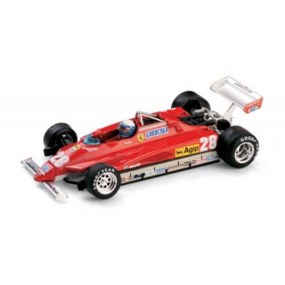 Ferrari 126 C2 #28 D.Pironi Winner San Marino GP 1982 with Pilote 1:43 Brumm