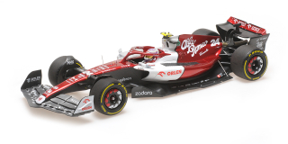 Alfa Romeo F1 Team ORLEN C42 #24 G.Zhou Bahrain GP 2022 1:18 Minichamps