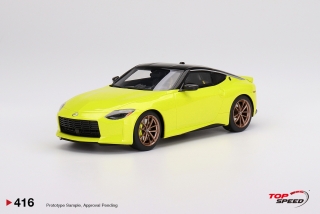 Nissan Z Proto Spec 2023 LHD Ikazuchi Yellow 1:18 TopSpeed Models