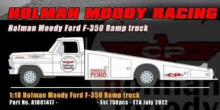 Ford F-350 Ramp Truck *Holman Moody Racing* white/red 1:18 Acme Diecast