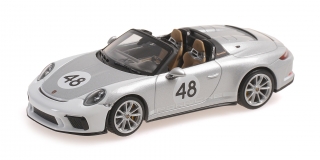Porsche 911 991 Speedster 2019 silver (heritage paket) 1:43 Minichamps