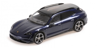 Porsche Taycan Cross Tourismo Turbo S 2021 blue metallic 1:43 Minichamps