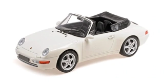 Porsche 911 993 Cabriolet 1994 white 1:18 Minichamps 