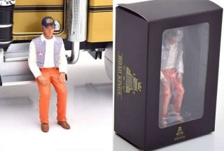 Figure Trucker Cledus Sitting 1:18 Road Kings