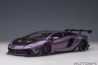 Liberty Walk Lb-Works Lamborghini Aventador Limited Edition viola SE 30/carbon bonnet 1:18 AUTOart