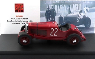Mercedes-Benz SSK #22 Ivanowski/Stoffel Italia Monza 1931 1:43 Rio Models