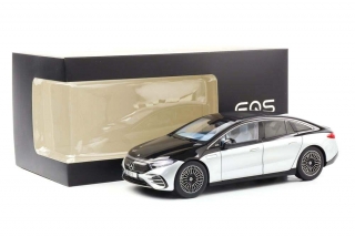 Mercedes-Benz EQS V297 with Light black/silver 1:18 NZG