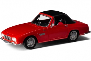 Osca 1600GT Fissore Cabriolet Closed 1963 red 1:43 Esval Models