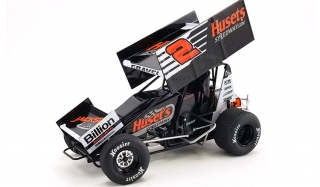 David Gravel Huset's Speedway Sprint Car #2 2022 black/red 1:18 Acme Diecast