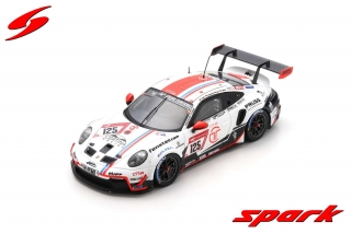 Porsche 911 GT3 Cup #125 Schell/Aust/Bollrath 24H Nürburgring 2022 1:43 Spark